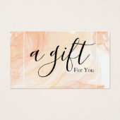 Einfache und moderne Geschenkgutschrift (Vorderseite)