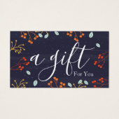 Einfache und moderne Geschenkgutschrift (Vorderseite)