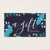 Einfache und moderne Geschenkgutschrift (Vorderseite)