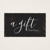 Einfache und moderne Geschenkgutschrift (Vorderseite)