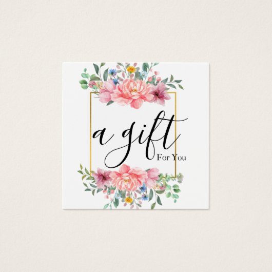 Einfache und moderne Geschenkgutschrift (Vorderseite)