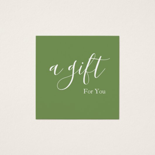 Einfache und moderne Geschenkgutschrift (Vorderseite)