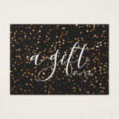 Einfache und moderne Geschenkgutschrift (Vorderseite)