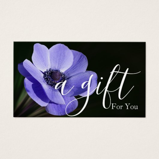 Einfache und moderne Geschenkgutschrift (Vorderseite)