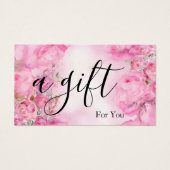 Einfache und moderne Geschenkgutschrift (Vorderseite)