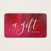 Einfache und moderne Geschenkgutschrift (Vorderseite)