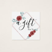 Einfache und moderne Geschenkgutschrift (Vorderseite)