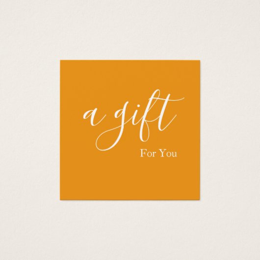 Einfache und moderne Geschenkgutschrift (Vorderseite)