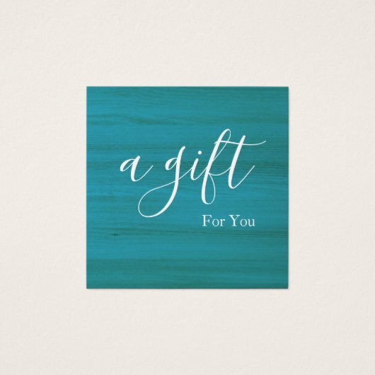 Einfache und moderne Geschenkgutschrift (Vorderseite)