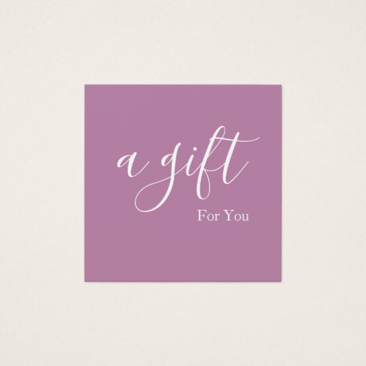 Einfache und moderne Geschenkgutschrift (Vorderseite)