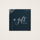 Einfache und moderne Geschenkgutschrift (Vorderseite)