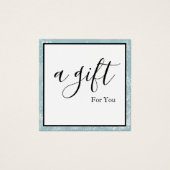 Einfache und moderne Geschenkgutschrift (Vorderseite)