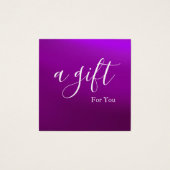 Einfache und moderne Geschenkgutschrift (Vorderseite)