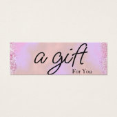 Einfache und moderne Geschenkgutschrift (Vorderseite)