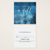 Einfache und moderne Geschenkgutschrift (Vorne & Hinten)