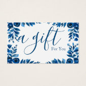 Einfache und moderne Geschenkgutschrift (Vorderseite)