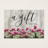 Einfache und moderne Geschenkgutschrift (Vorderseite)