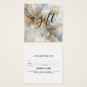 Einfache und moderne Geschenkgutschrift (Vorne & Hinten)