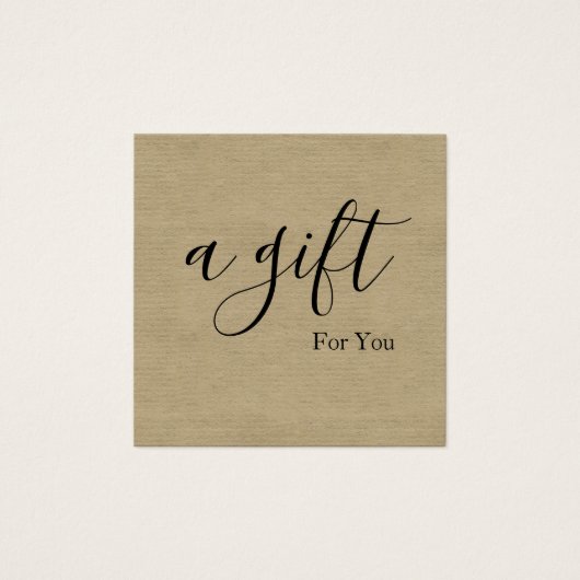 Einfache und moderne Geschenkgutschrift (Vorderseite)