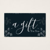 Einfache und moderne Geschenkgutschrift (Vorderseite)