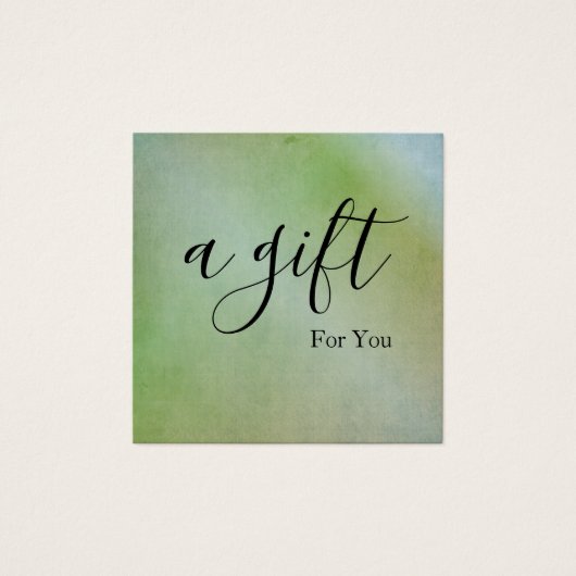 Einfache und moderne Geschenkgutschrift (Vorderseite)