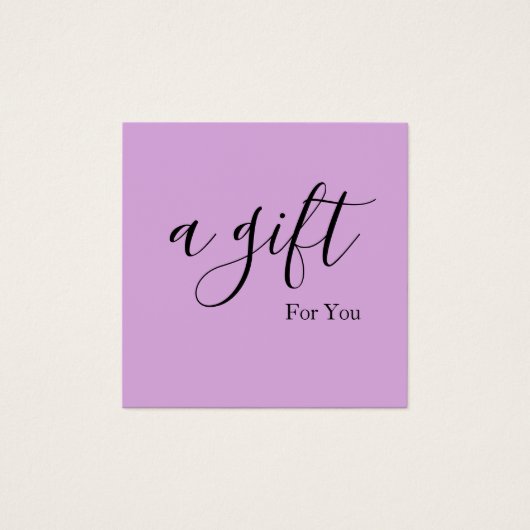 Einfache und moderne Geschenkgutschrift (Vorderseite)