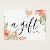 Einfache und moderne Geschenkgutschrift (Vorderseite)