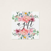 Einfache und moderne Geschenkgutschrift (Vorderseite)