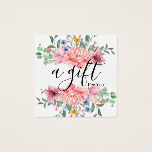 Einfache und moderne Geschenkgutschrift (Vorderseite)