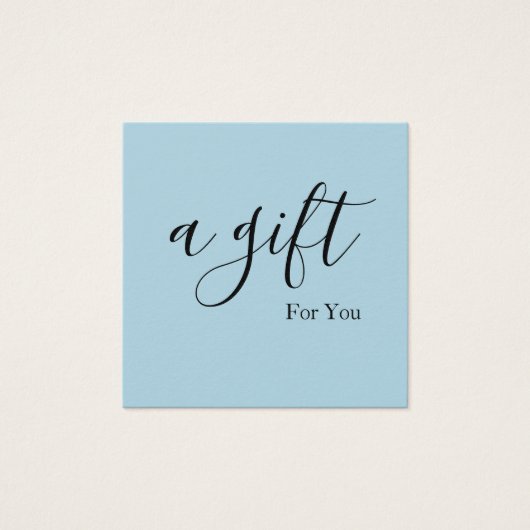 Einfache und moderne Geschenkgutschrift (Vorderseite)