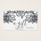 Einfache und moderne Geschenkgutschrift (Vorderseite)