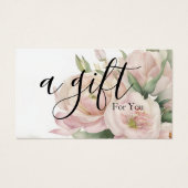 Einfache und moderne Geschenkgutschrift (Vorderseite)