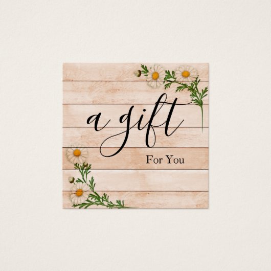 Einfache und moderne Geschenkgutschrift (Vorderseite)