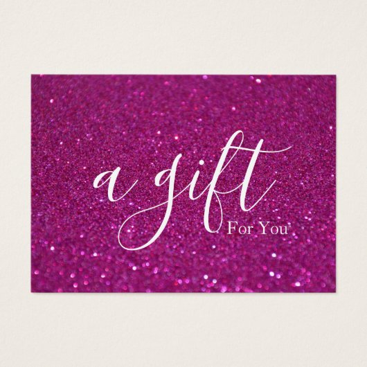 Einfache und moderne Geschenkgutschrift (Vorderseite)