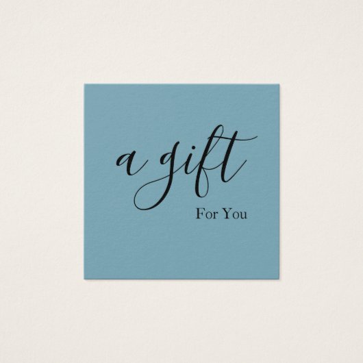 Einfache und moderne Geschenkgutschrift (Vorderseite)