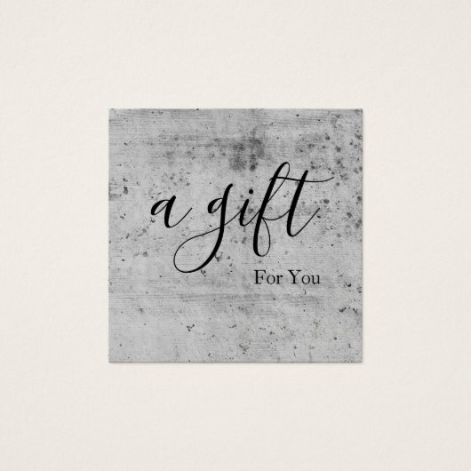 Einfache und moderne Geschenkgutschrift (Vorderseite)