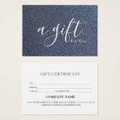Einfache und moderne Geschenkgutschrift (Vorne & Hinten)