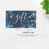 Einfache und moderne Geschenkgutschrift (Schreibtisch)