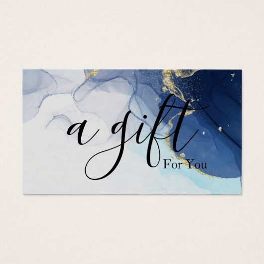 Einfache und moderne Geschenkgutschrift (Vorderseite)