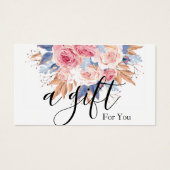 Einfache und moderne Geschenkgutschrift (Vorderseite)