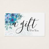 Einfache und moderne Geschenkgutschrift (Vorderseite)