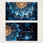 Einfache und moderne Geschenkgutschrift (Vorne & Hinten)