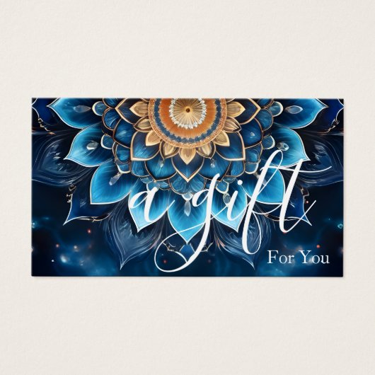 Einfache und moderne Geschenkgutschrift (Vorderseite)