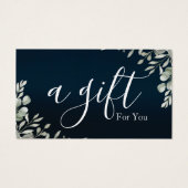 Einfache und moderne Geschenkgutschrift (Vorderseite)