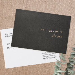 Einfache und moderne Geschenkgutschrift Rabattkarte