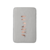 Einfache und moderne Grauvögel und Imitate Badematte (Vorderseite Vertikal)