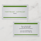 Einfache und moderne medizinischer visitenkarte (Vorne/Hinten)