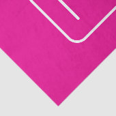 Einfache und moderne Monogramm | Rosa und Weiß Seidenpapier (Ausschnitt)