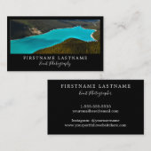 Einfache und moderne Visitenkarten für Fotografen Visitenkarte (Vorne/Hinten)