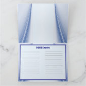 Einfache und Niedliche Kalender 2025 Faltkarte Karte (Innenseite)